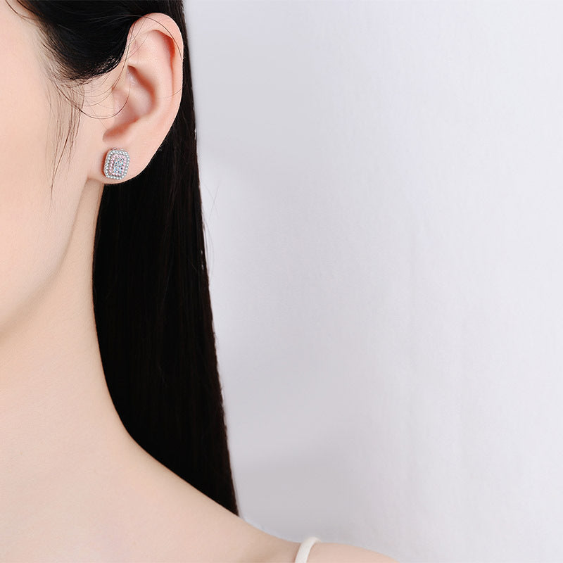 أقراط نسائية من الموزانيت أقراط ذهبية