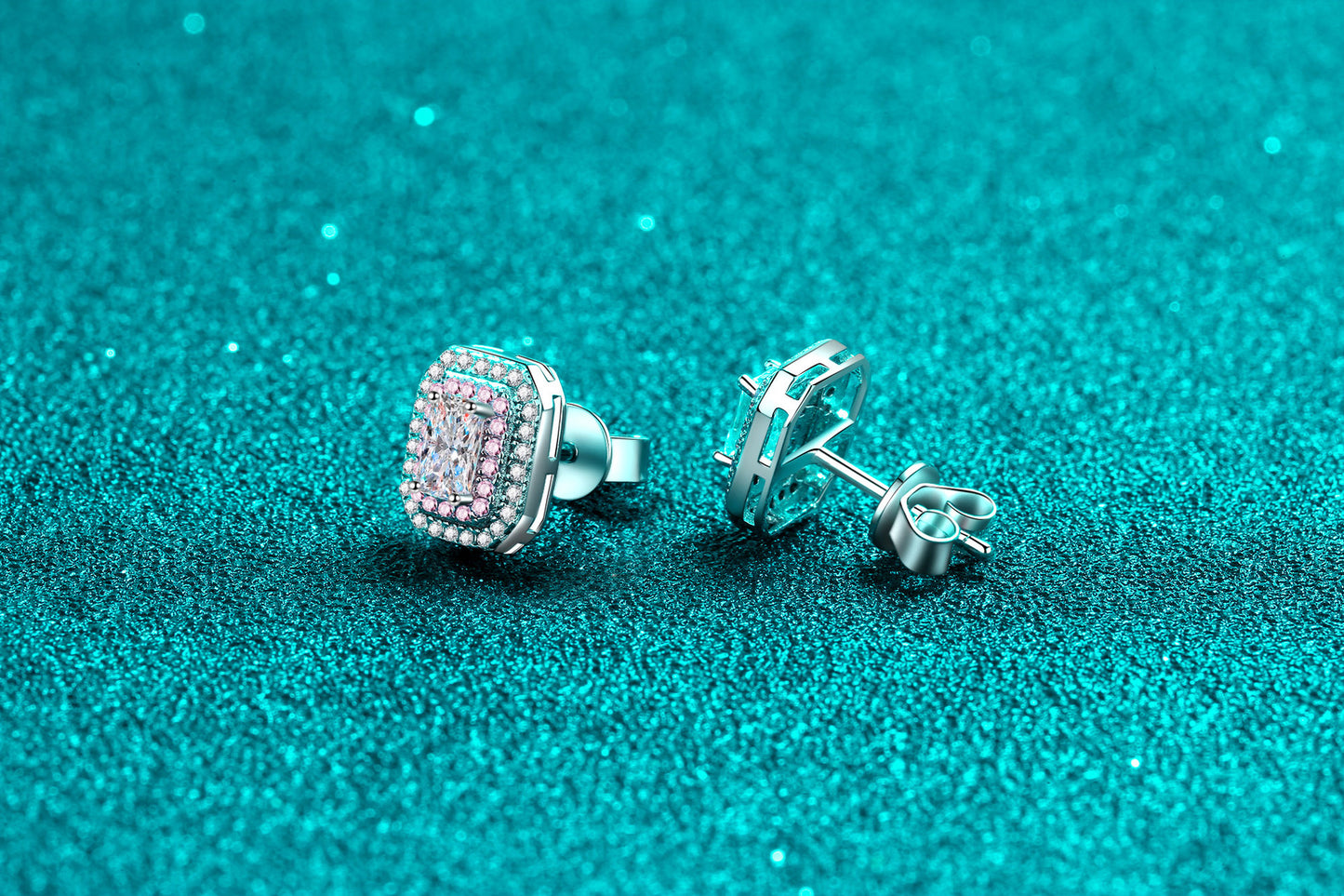 أقراط نسائية من الموزانيت أقراط ذهبية