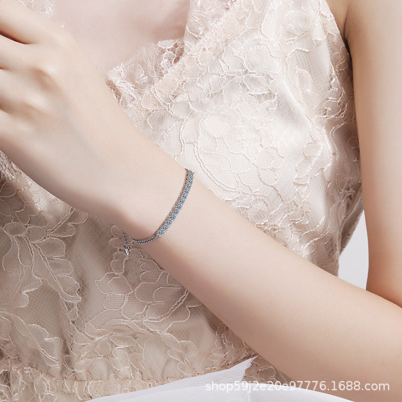 Bracelet 1.3 Karat Mosan Drill Bracelet Simulation Drill Drill Bracelet