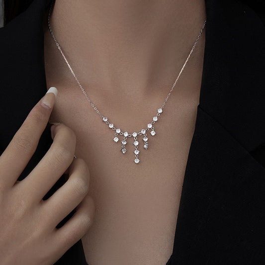 Xinghe Waterfall Advanced Sense Delicate Clavicle Chain