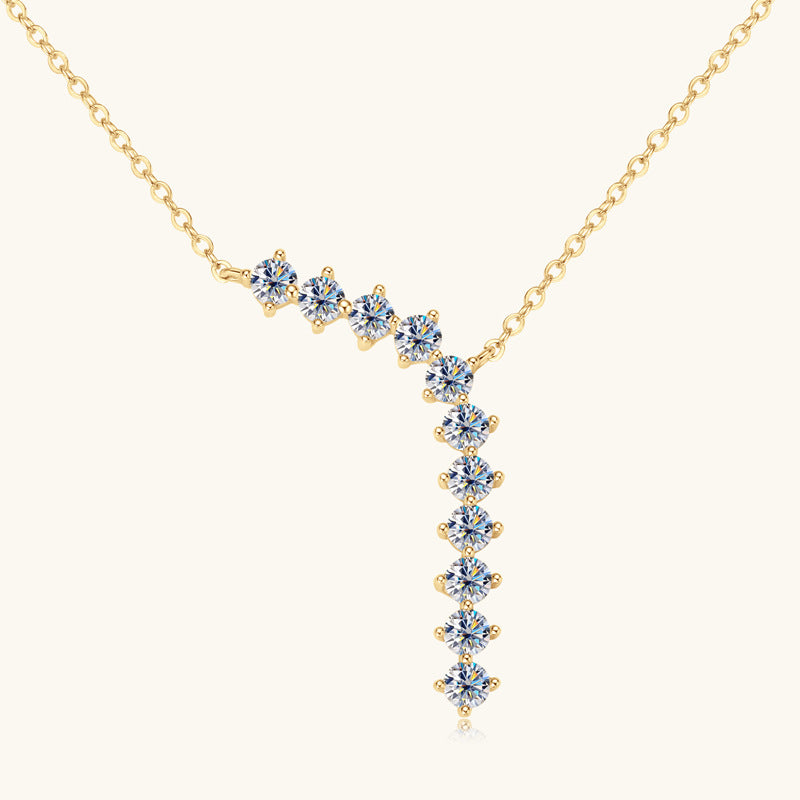 Niche Design Moissanite Clavicle Chain