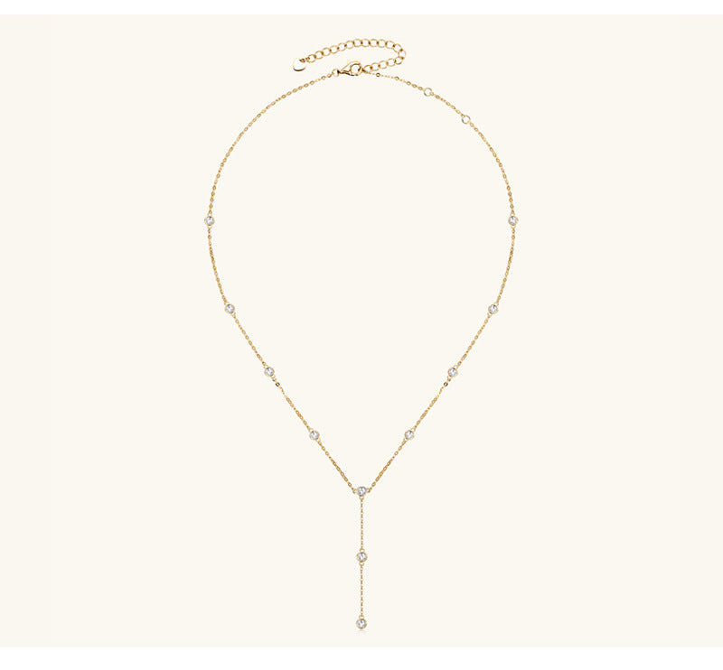 New Fashion High Sense Moissanite Necklace