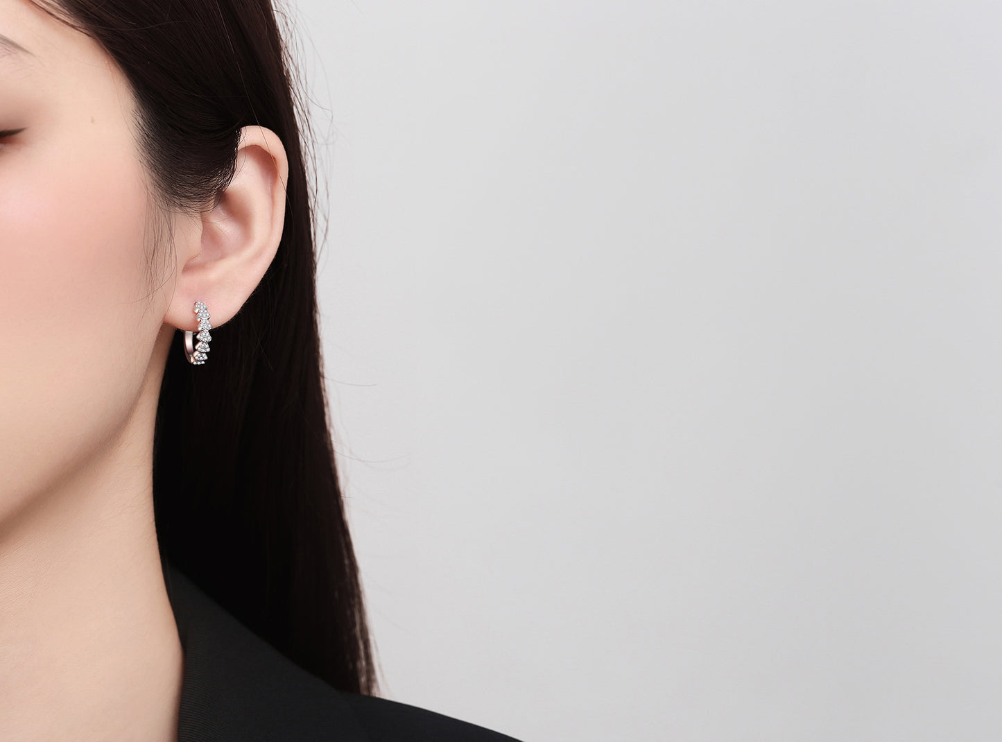 Full Moissanite Earring Earrings High Elegant