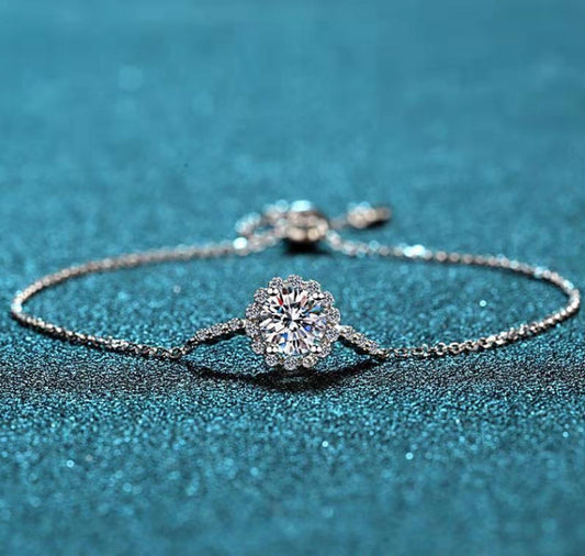 Bracelet For Women Moissanite Bracelet Round Bag Star Moon Bracelet