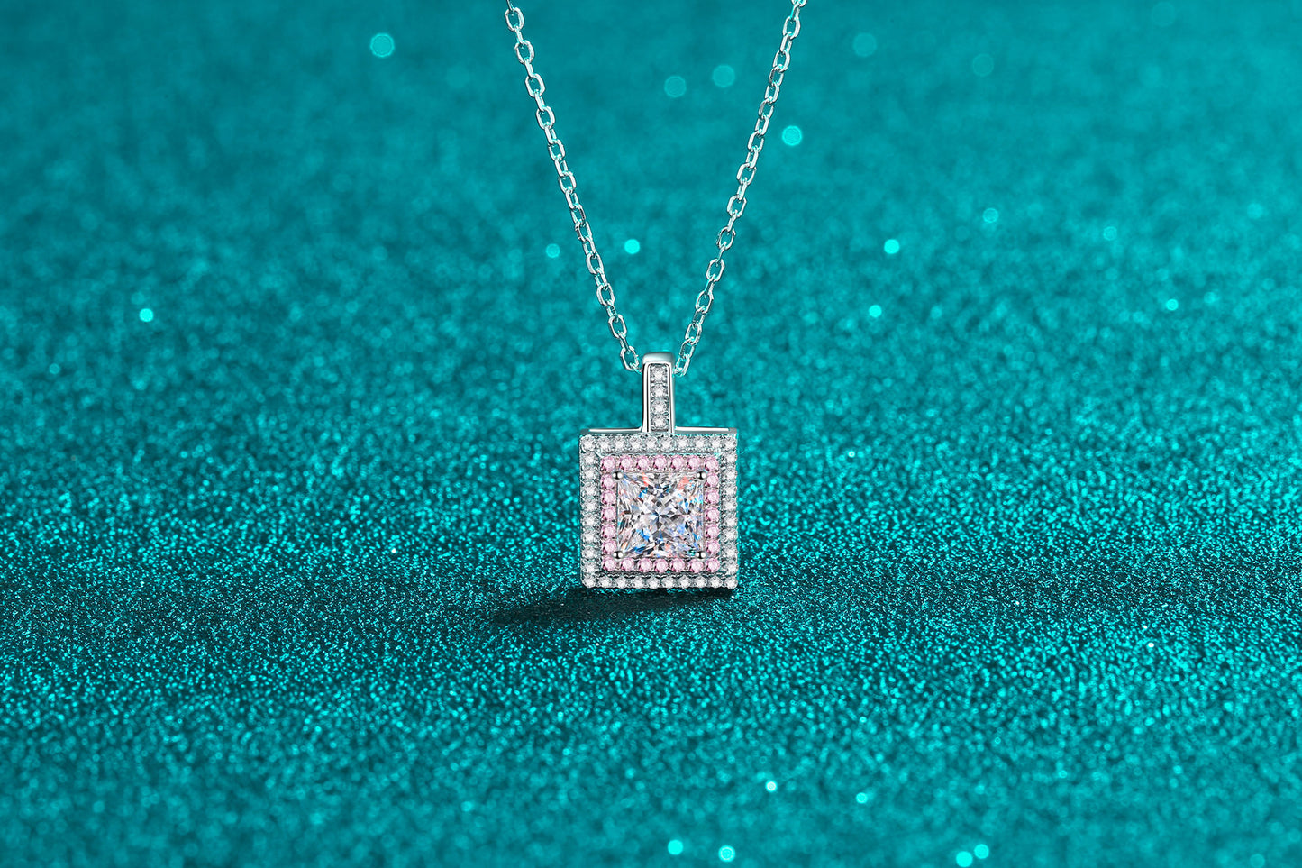 قلادة السكر النسائية من سلسلة الترقوة المصنوعة من حجر الموزانيت