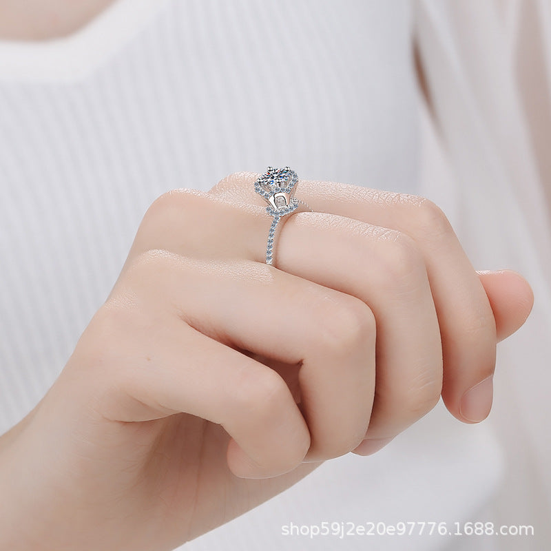 خاتم نسائي من المويسانتي 