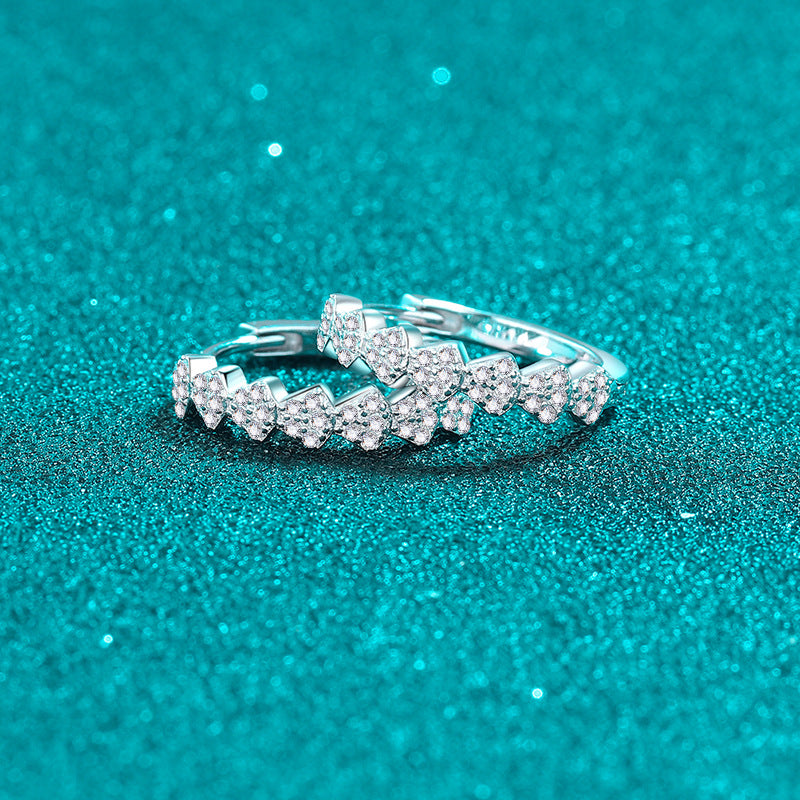 Full Moissanite Earring Earrings High Elegant