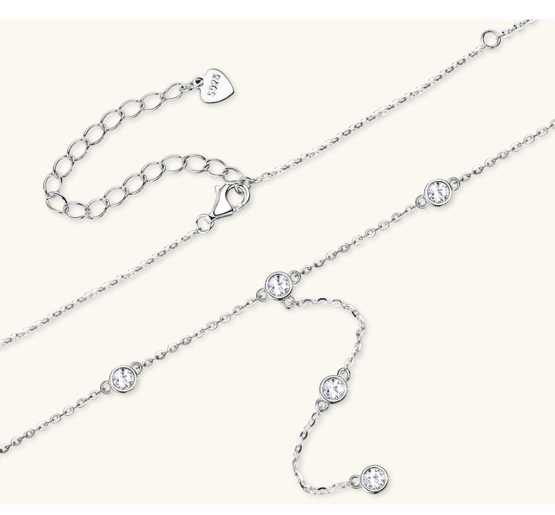 New Fashion High Sense Moissanite Necklace